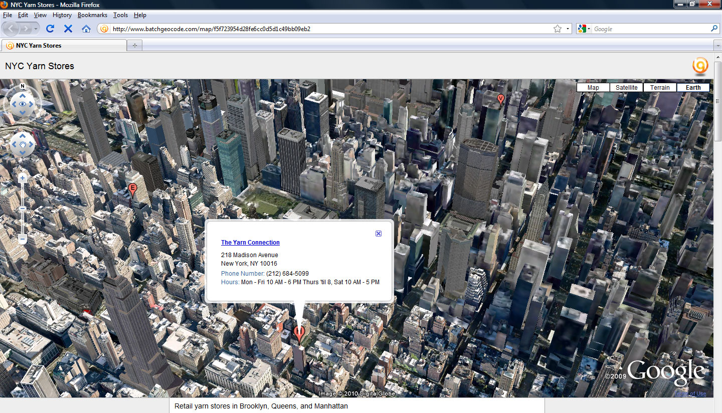 Hey this is neat… (Google Earth Plugin) BatchGeo Blog