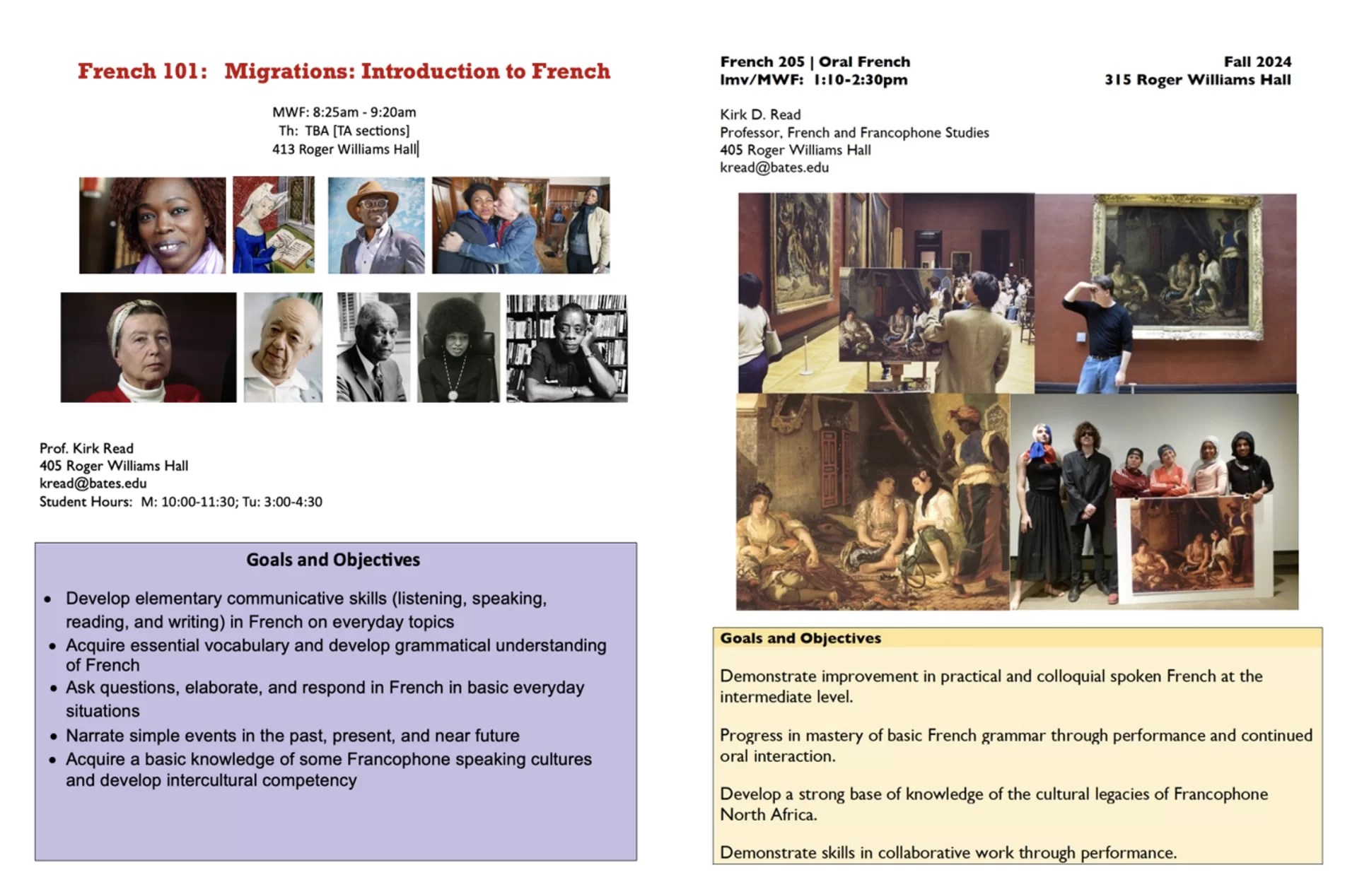 Academic program French & Francophone Studies Bates College Academic program French & Francophone Studies Bates College