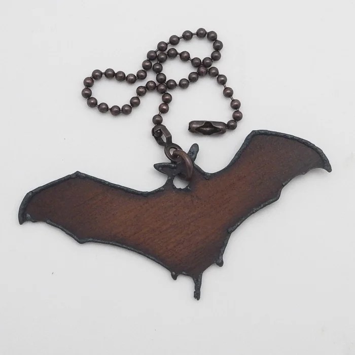 Rustic Bat Fan Pull