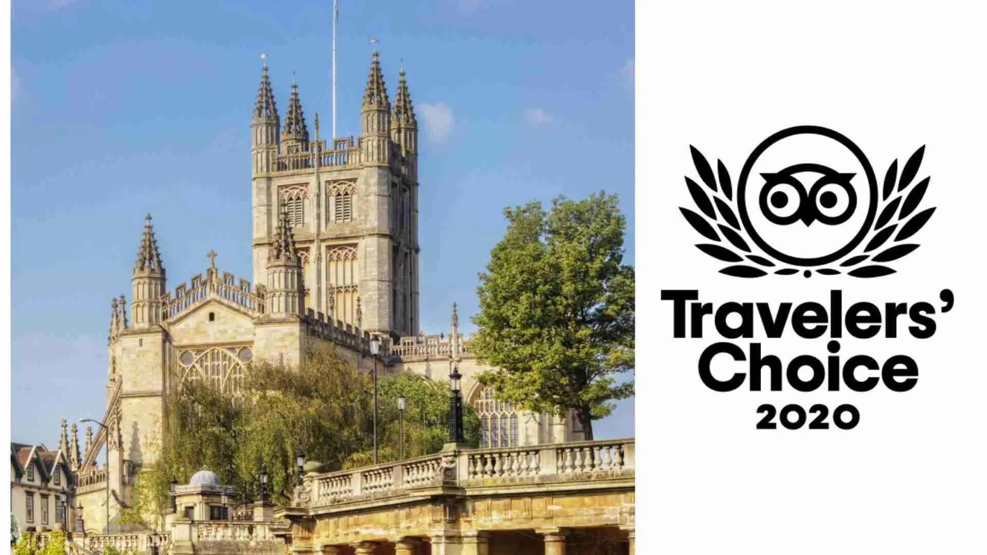 Bath Abbey receives 2020 Tripadvisor Travellers’ Choice Award based on