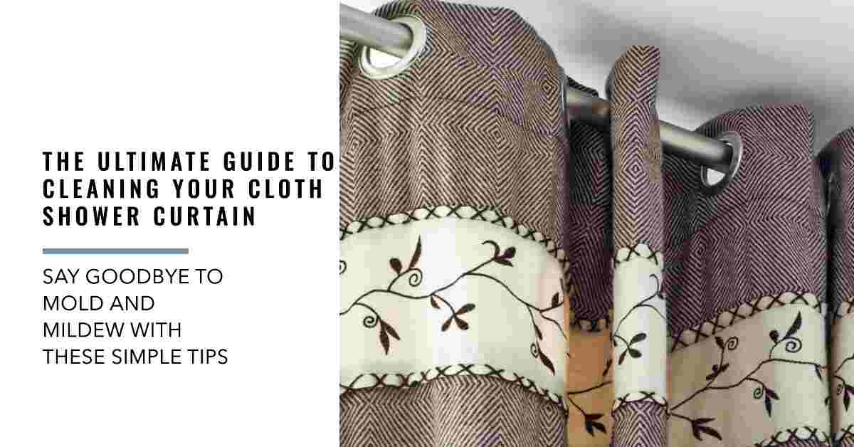 How To Clean A Cloth Shower Curtain Bath Arcadia