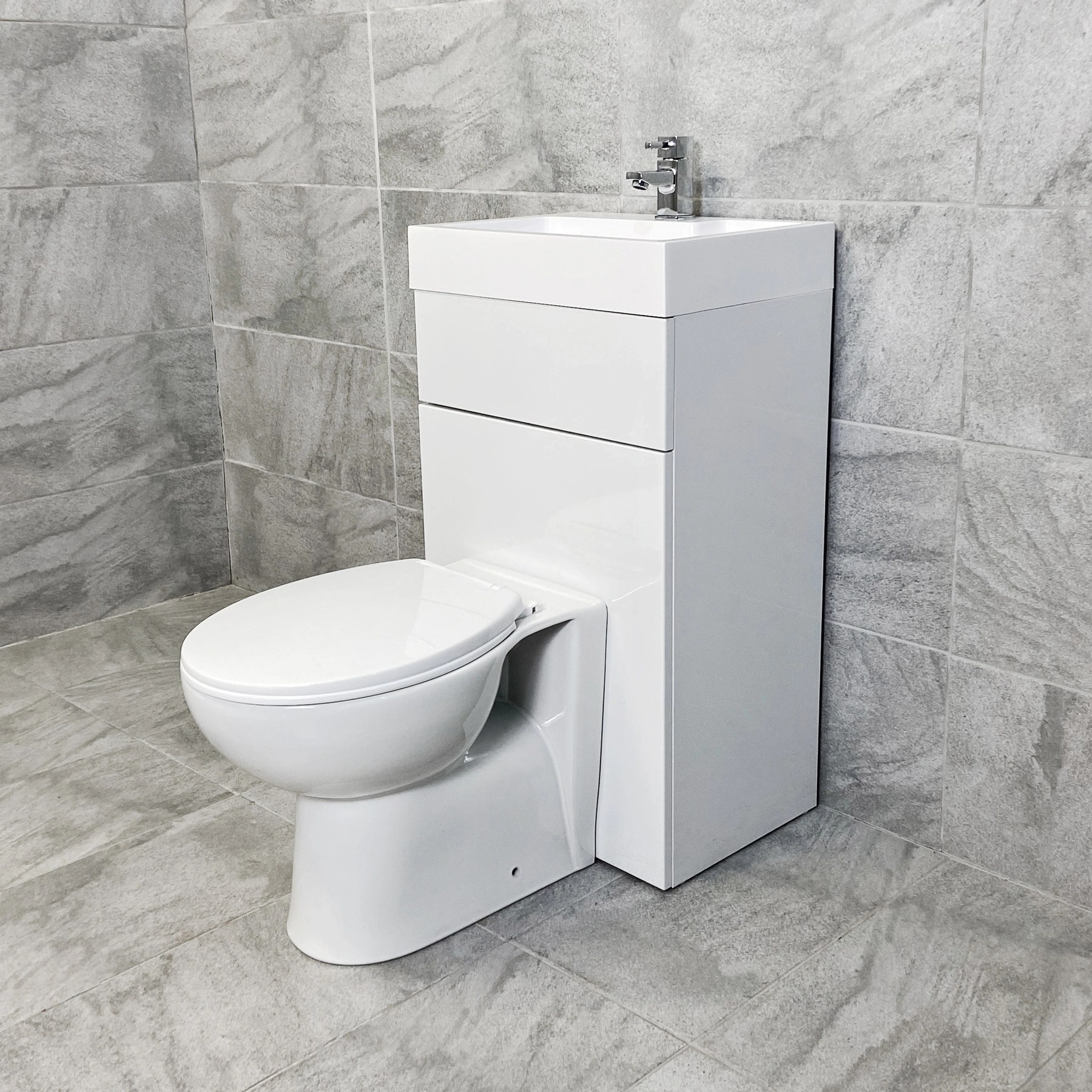 Caroma Profile Toilet With Water Saving Integrated Dual, 48 OFF