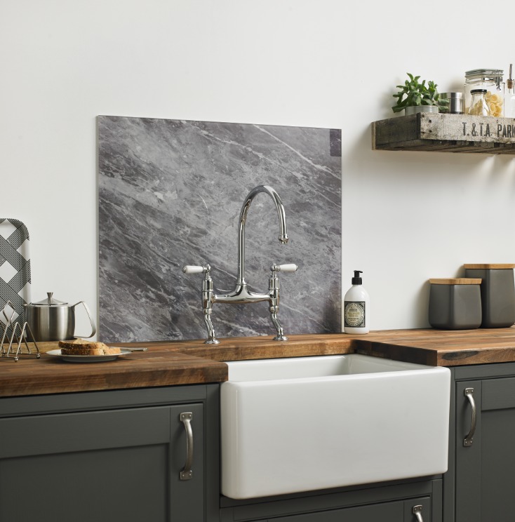 Introducing the new Impact marble glass splashbacks from British