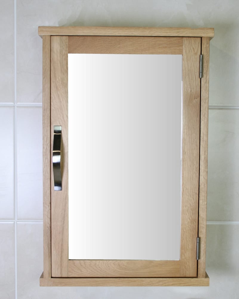 Solid Oak Wall Mounted Bathroom Cabinet 351 Bathroom Vanity Units