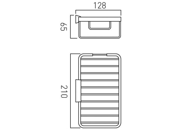 Vado Medium Rectangular Deep Shower Basket Bathroom Supplies Online