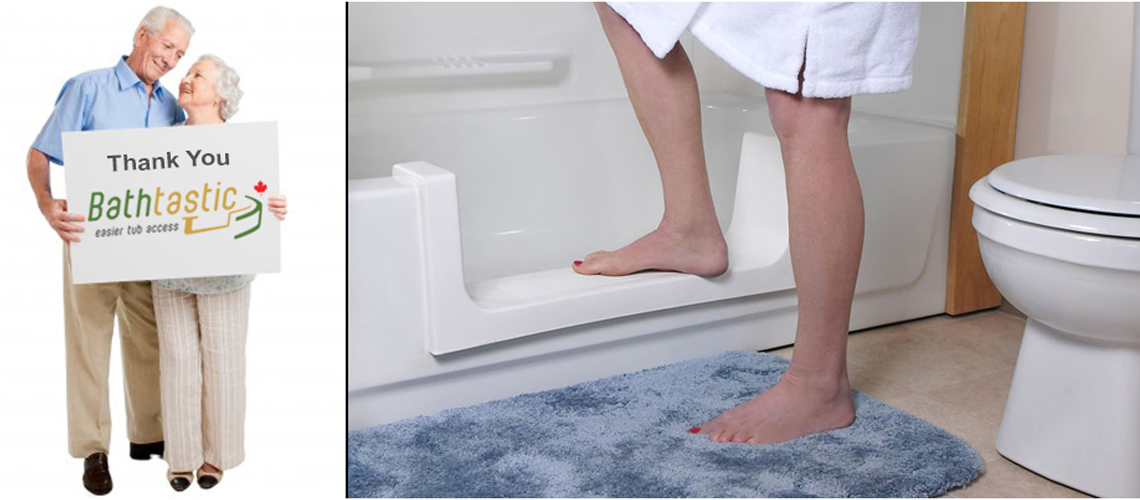 Bathtastic CleanCut™ Bath Step Tub Step Bath Accessibility