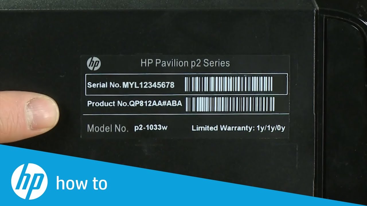 How to find HP laptop battery model number?