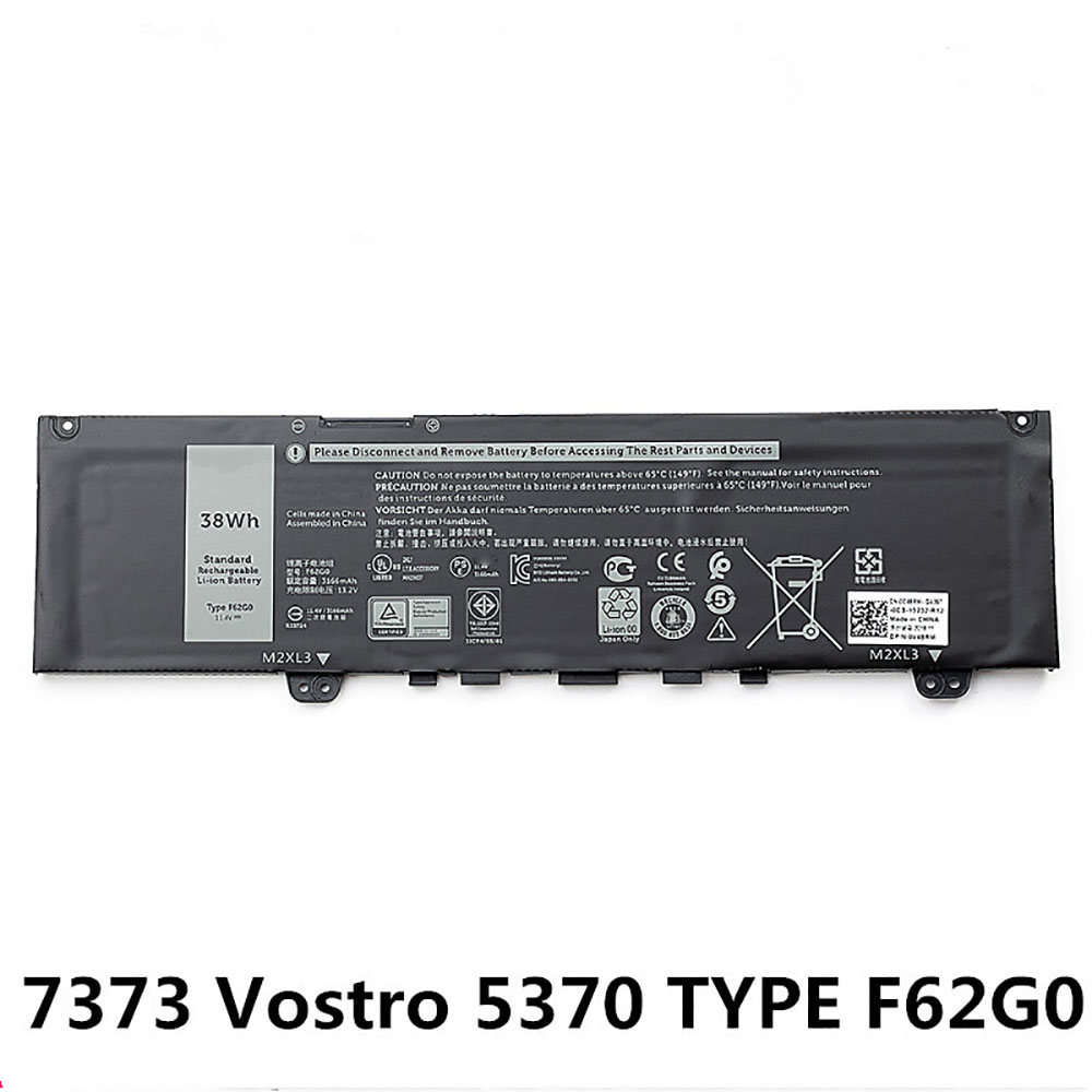 Genuine Dell F62G0 Liion Laptop battery, Brand New F62G0 replacement