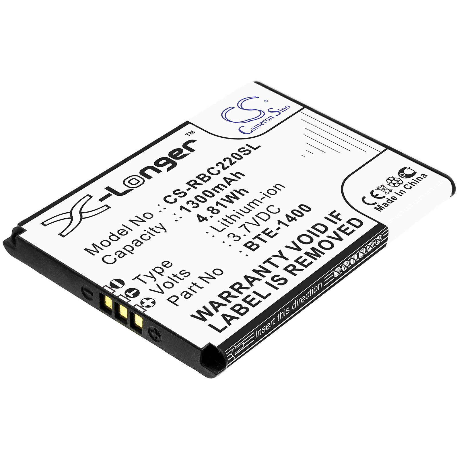 Replacement Orbic BTE1400 Cell Phone Battery Battery Mart