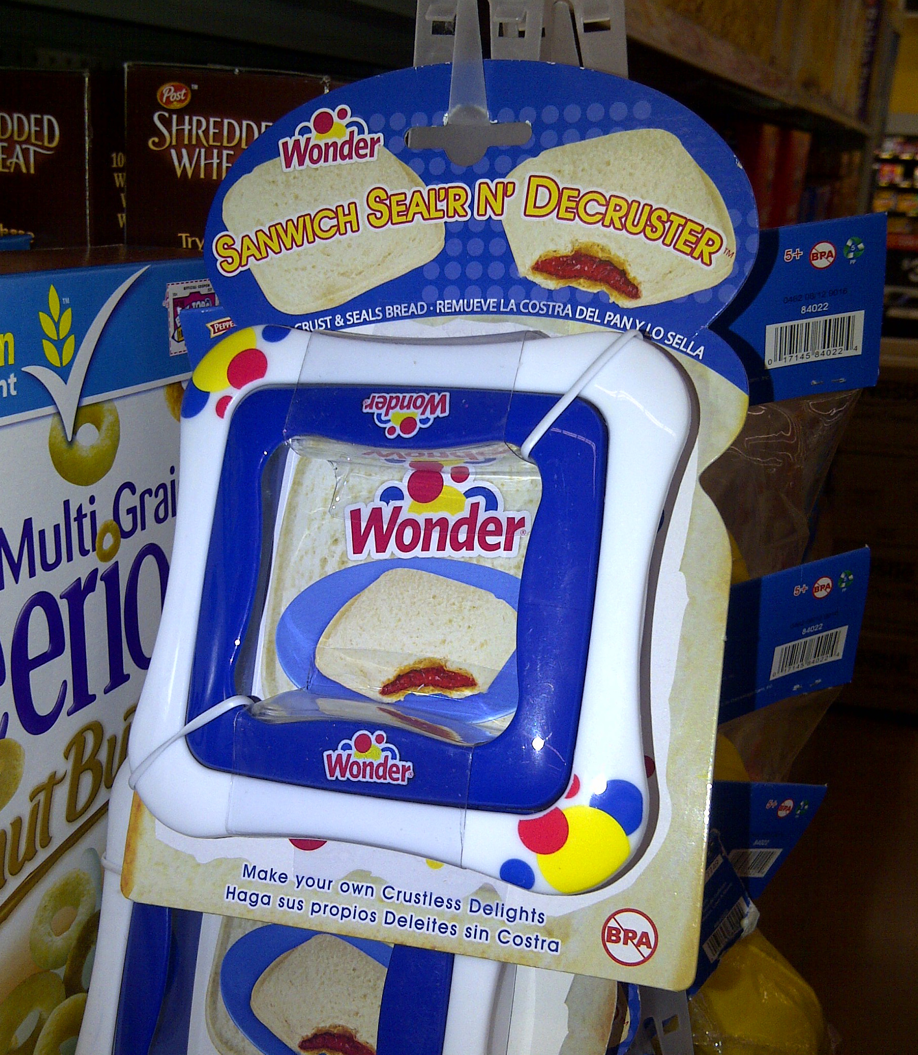 Wonder Bread Sandwich Packer and Seal’r n’ Decruster