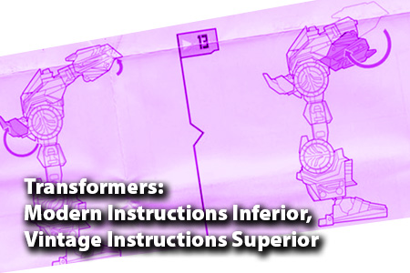 Transformers: Modern Instructions Inferior, Vintage Instructions
