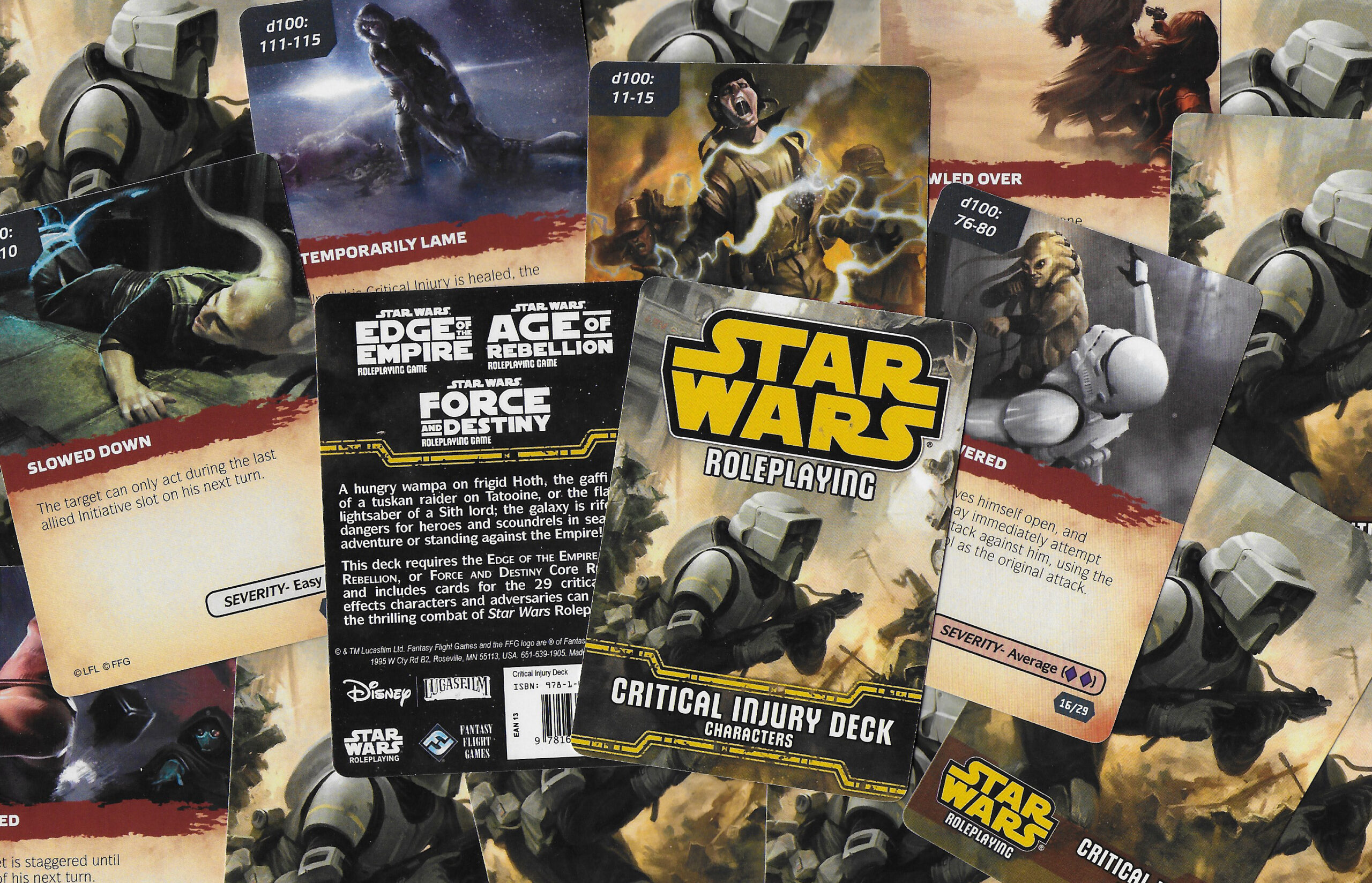 Review Star Wars Roleplaying “Critical Injury Deck” BattleGrip