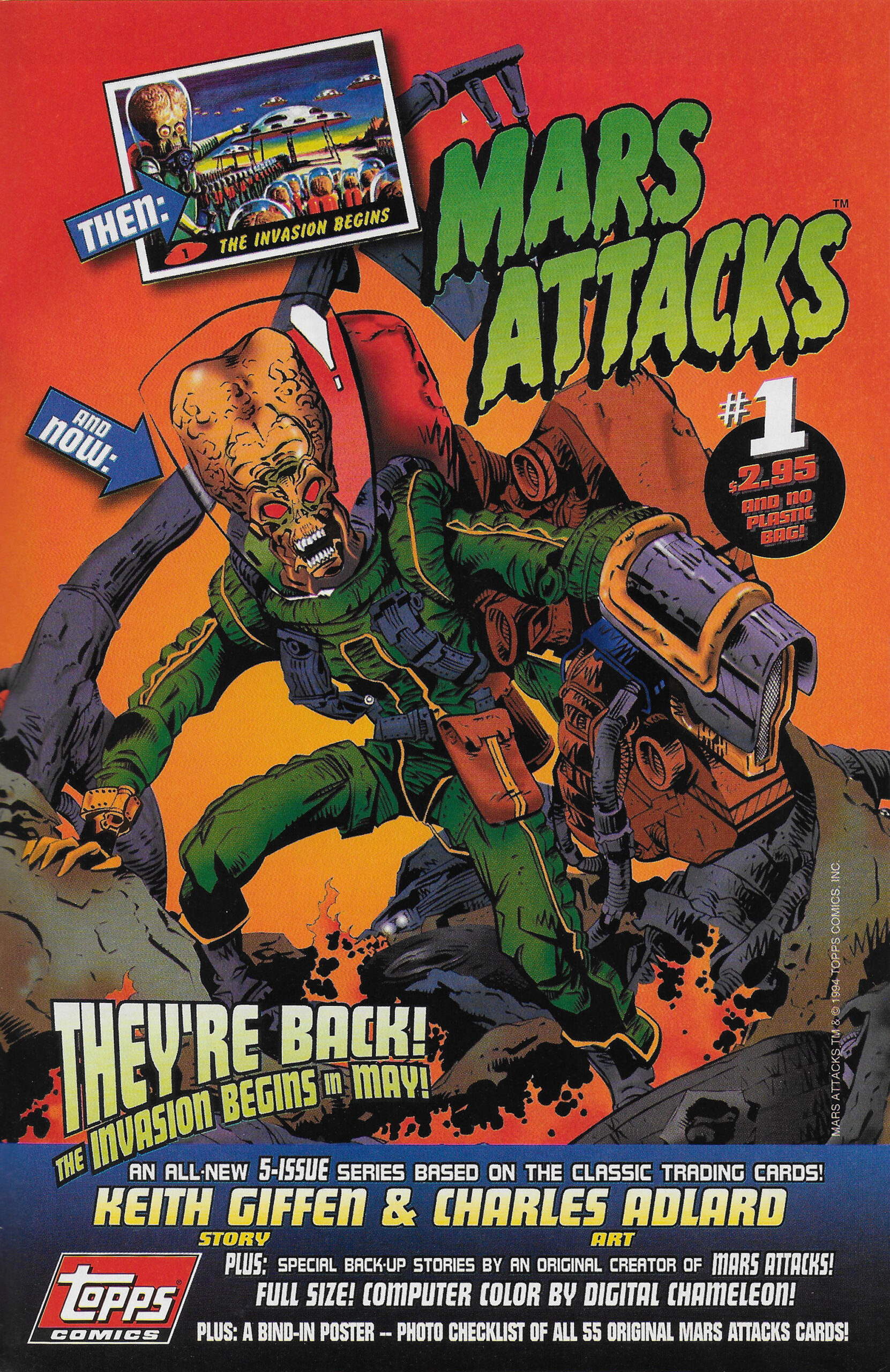 Topps’ Comics’ 1994 Mars Attacks Series BattleGrip