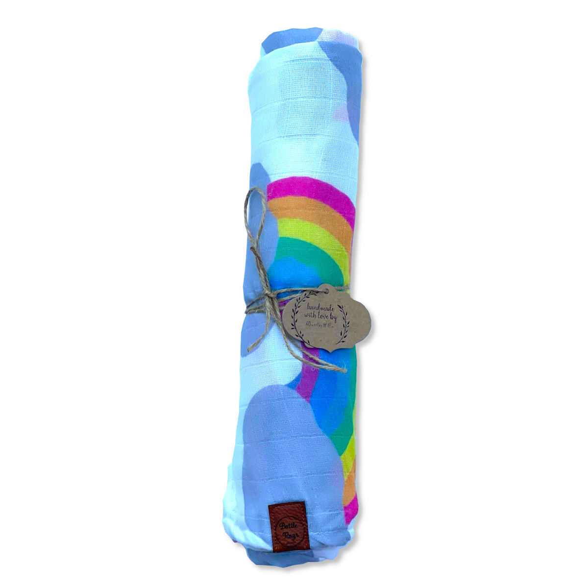Rainbows Swaddle Blanket Battles&Co