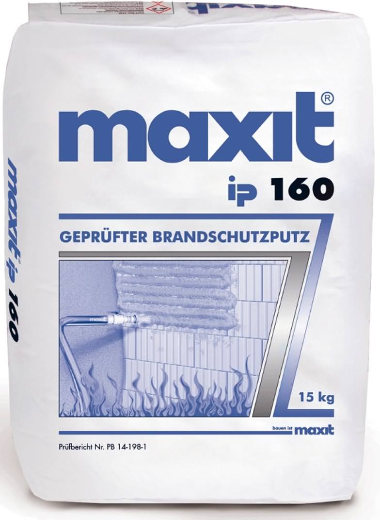 Maxits „Brandschutzputz“ auch für Stahlstützen und Stahlträger