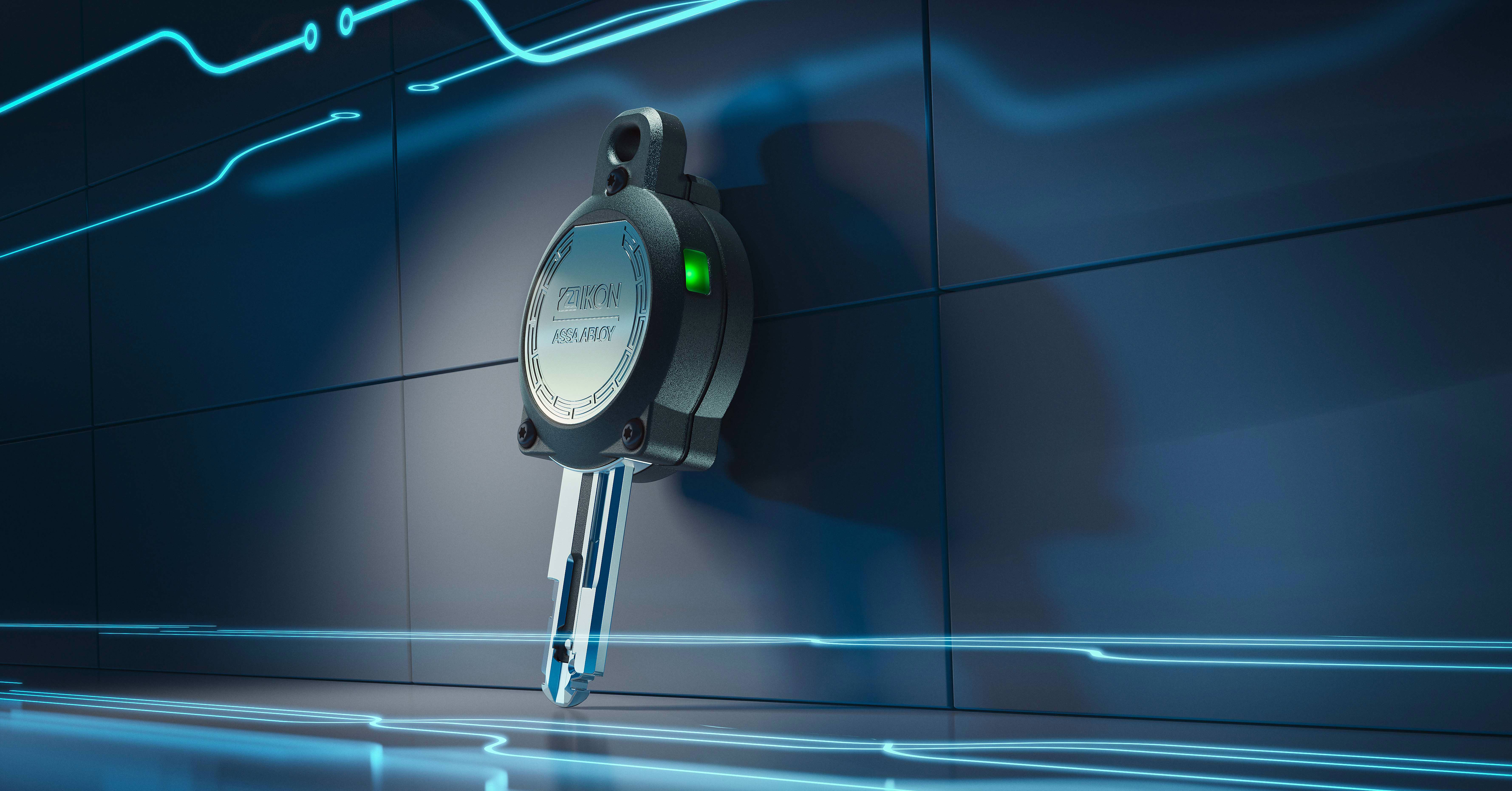 Erster, sich selbst mit Energie elektronischer Schlüssel