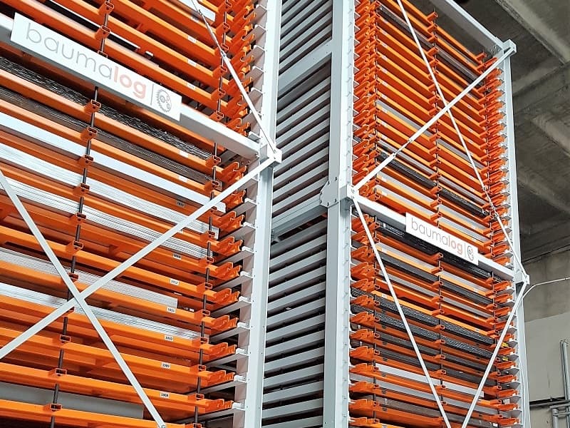 Central steel plates warehouse in Giżycko with MonoTower and TwinTower