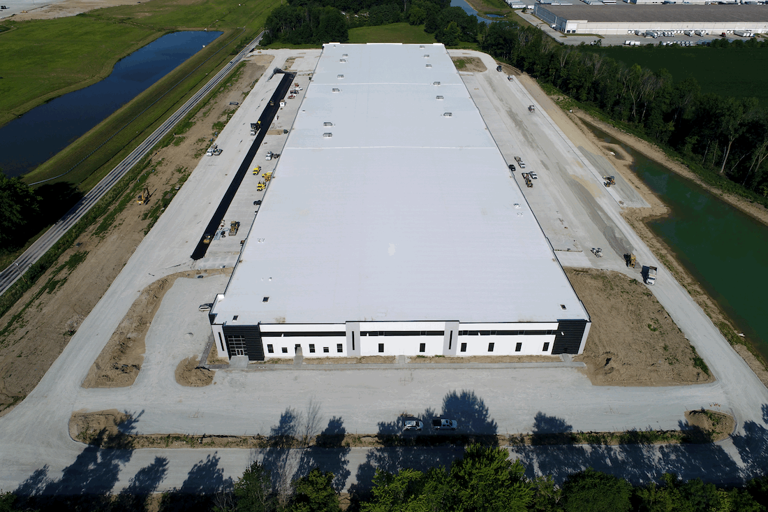 Shear MCI Asphalt Placement Indiana Baumgartner Asphalt