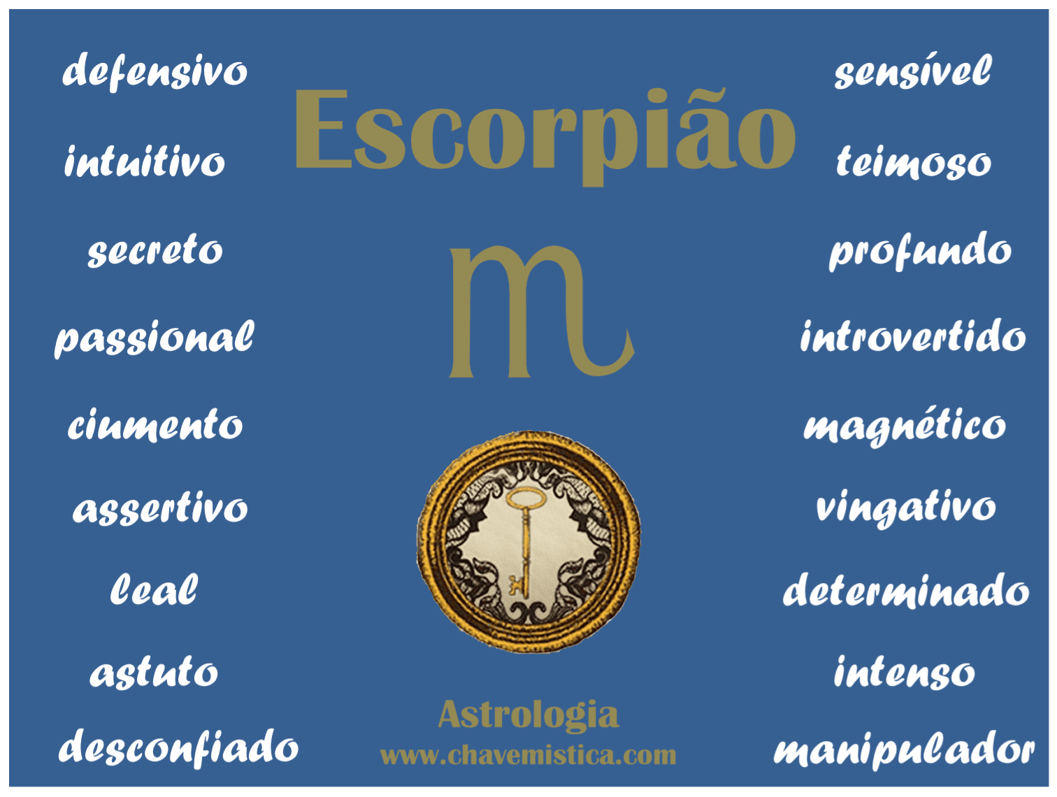 Signo Escorpião Baú Místico