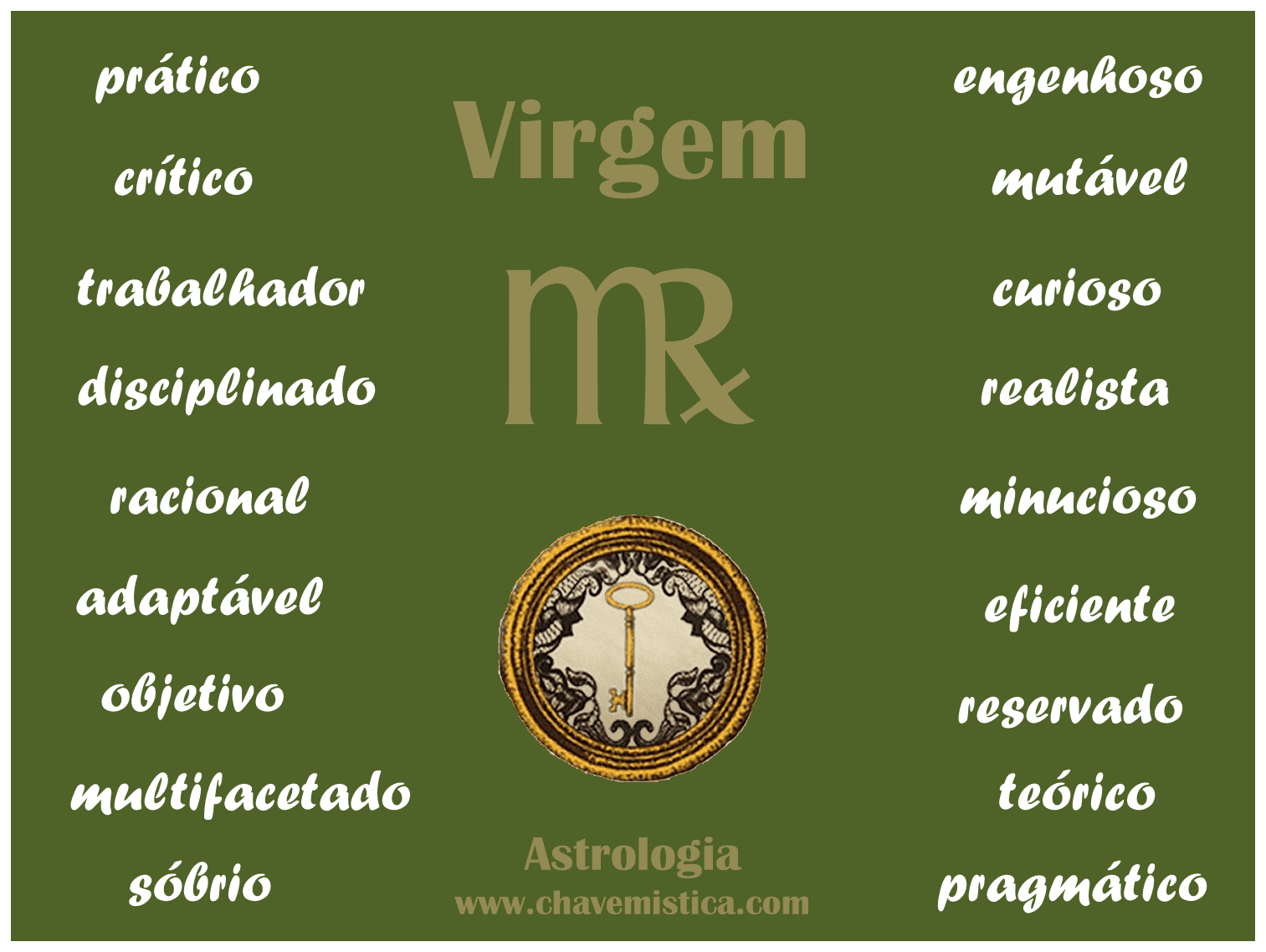 Signo Virgem Baú Místico