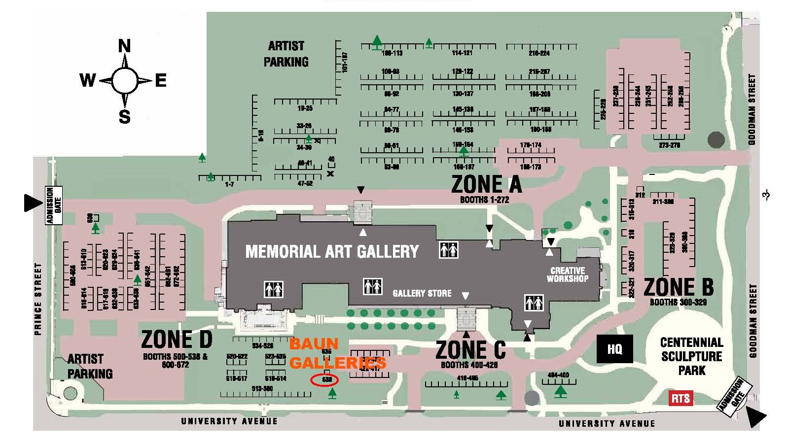 clothesline festival 2023 map Baun Galleries Exhibit & Show Schedule