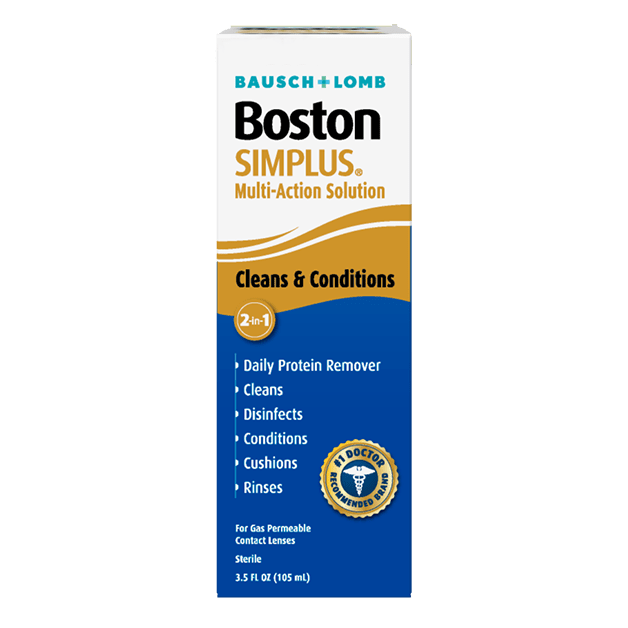Gas Permeable Contact Lens Solutions Bausch + Lomb Boston® Cleaners