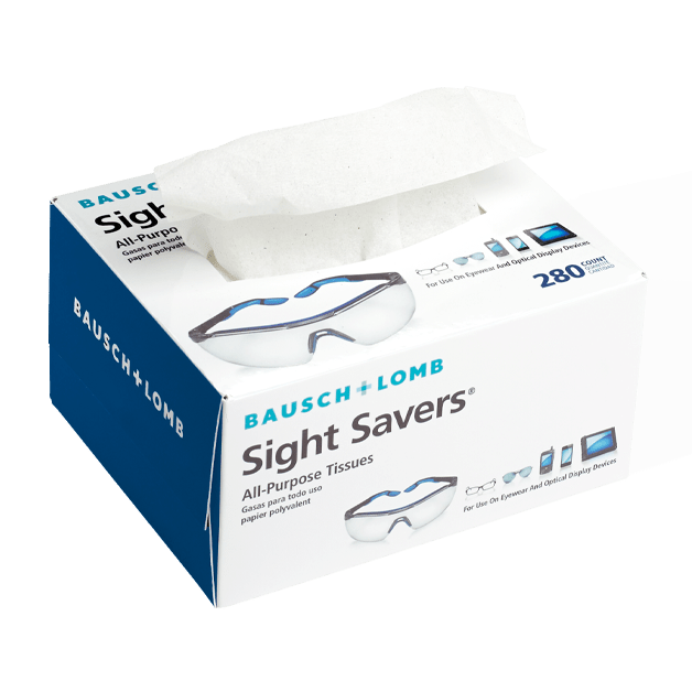 Eyeglasses + Eyewear Wipes Bausch + Lomb All Purpose Tissues