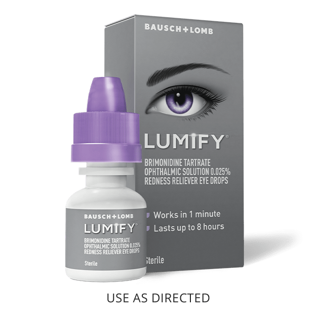 Eye Redness Relief Bausch + Lomb Drops for Red, Irritated Eyes
