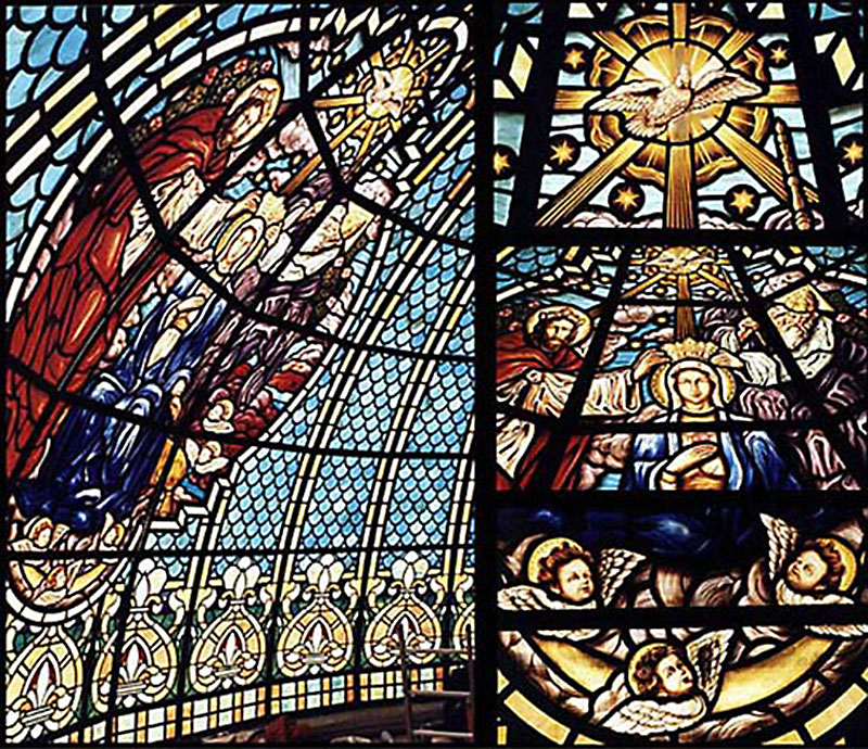 'Lead Free' Structural Stained Glass by The Baut Studios, Inc.