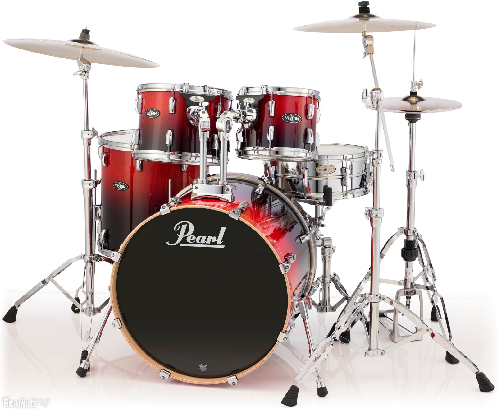 PEARL VISION FUSION and ROCK Acoustic Drum kit