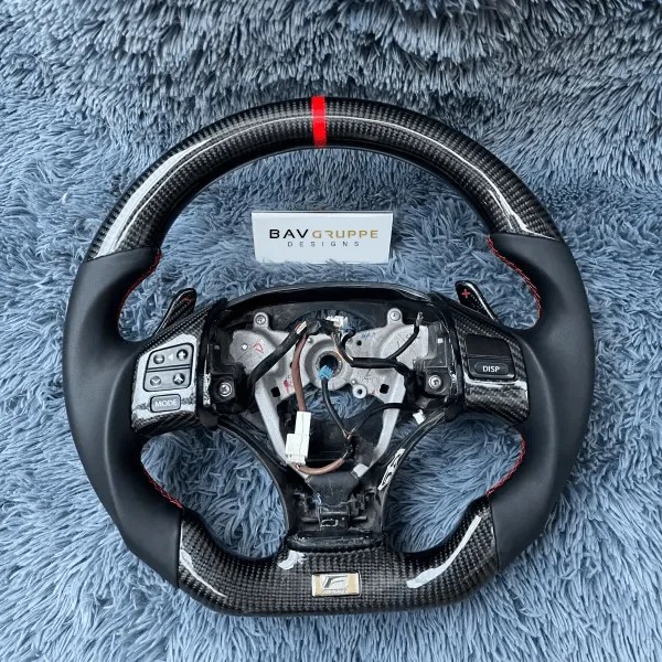 0613 Lexus IS250/IS350/ISF Carbon Fiber Steering Wheel