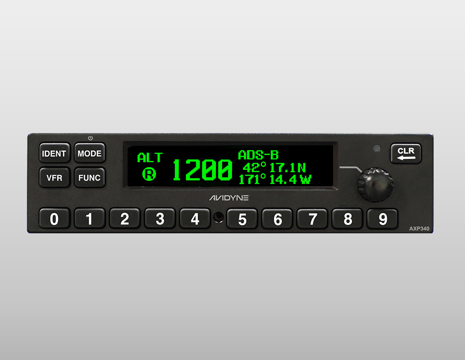 Avidyne AXP340 Mode S Transponder (ADS-B OUT) - Bournemouth Avionics