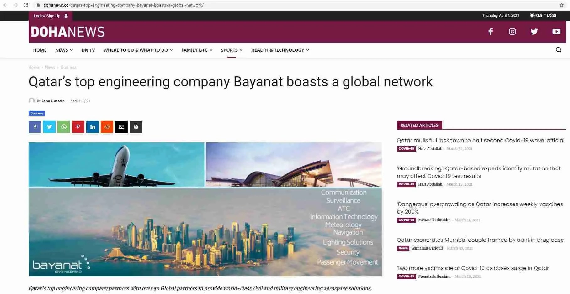 Qatar’s top engineering company partners with over 50 Global partners