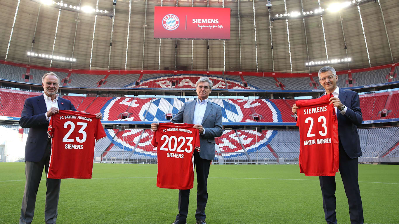 FC Bayern and Siemens extend partnership Official FC Bayern News