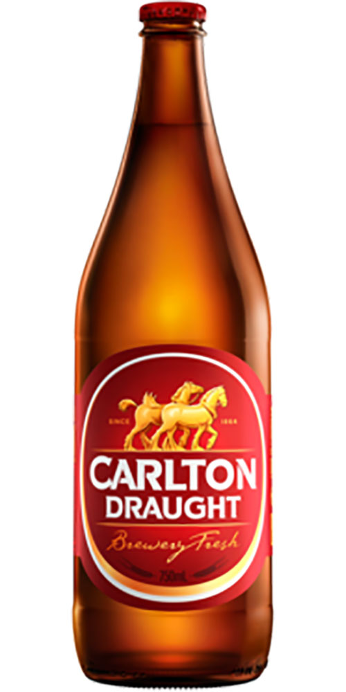 Carlton Draught Bottles 12 x 750ml (Carton) Bayfield's