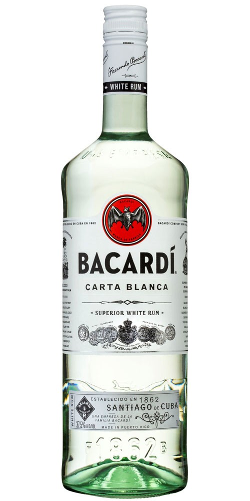 Bacardi Carta Blanca Superior Rum 1 Litre Bayfield's