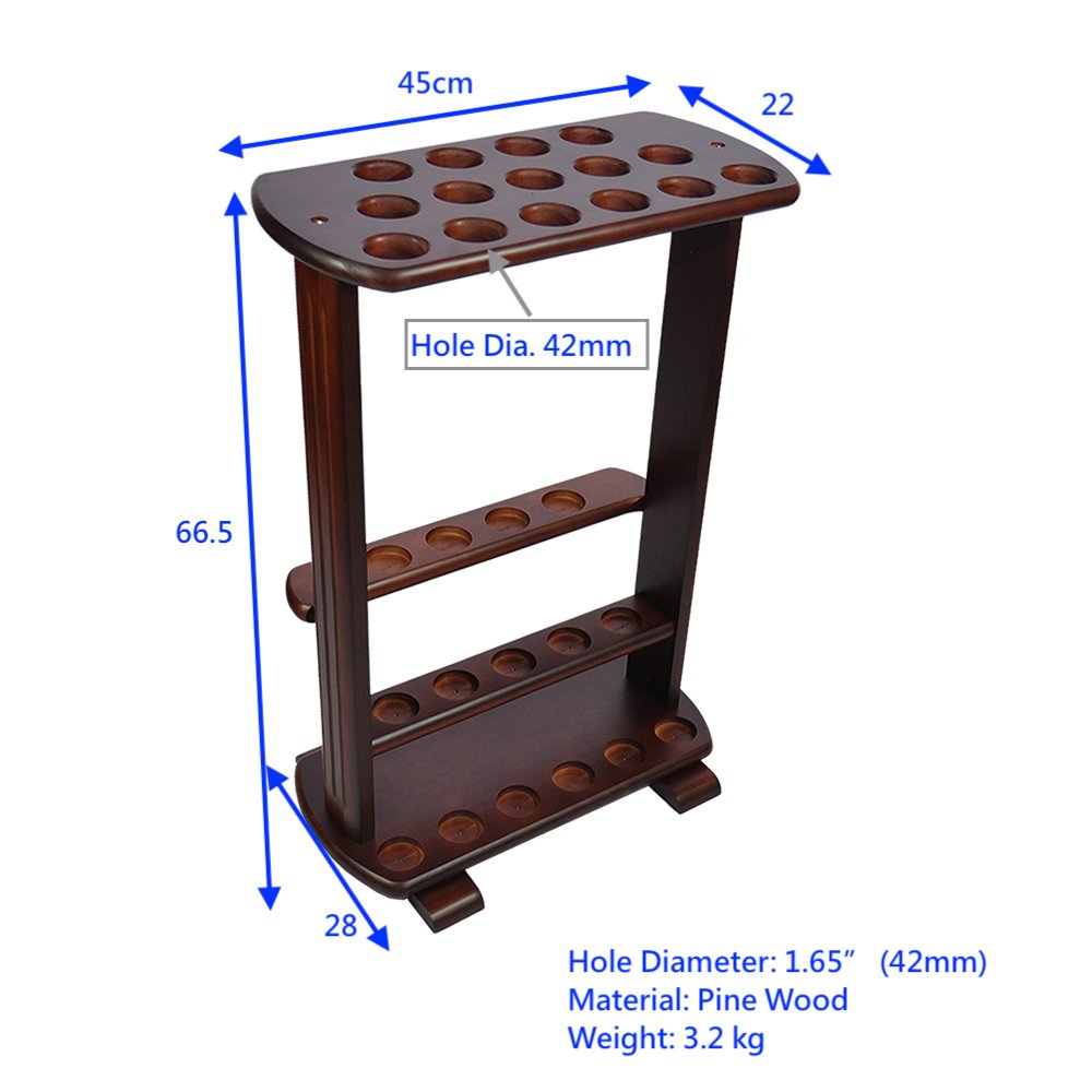 Perfect Wooden Walking Stick Stand Holds 15 Canes Pinterest 3tier