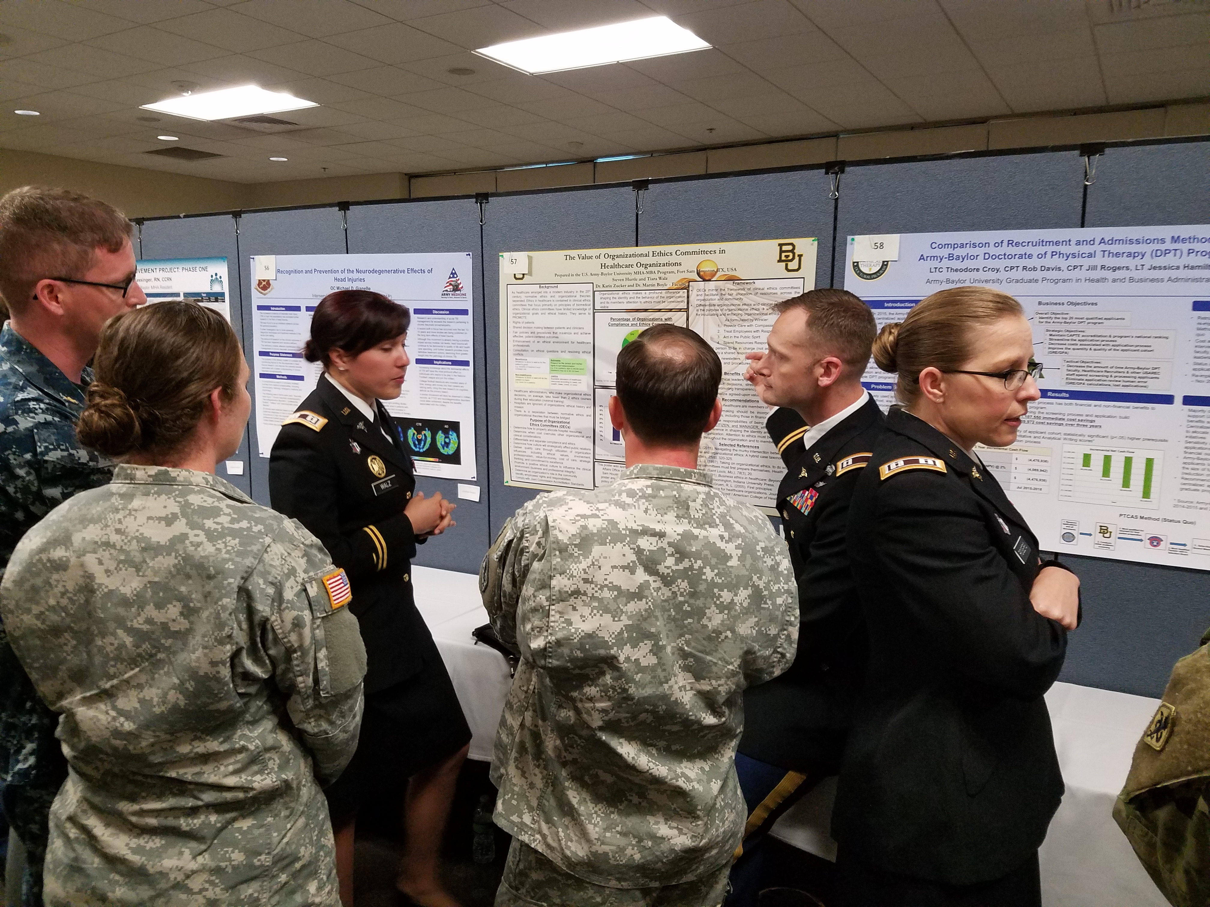 Army Baylor MHA/MBA Showcases Research at 2016 AMEDD Graduate School