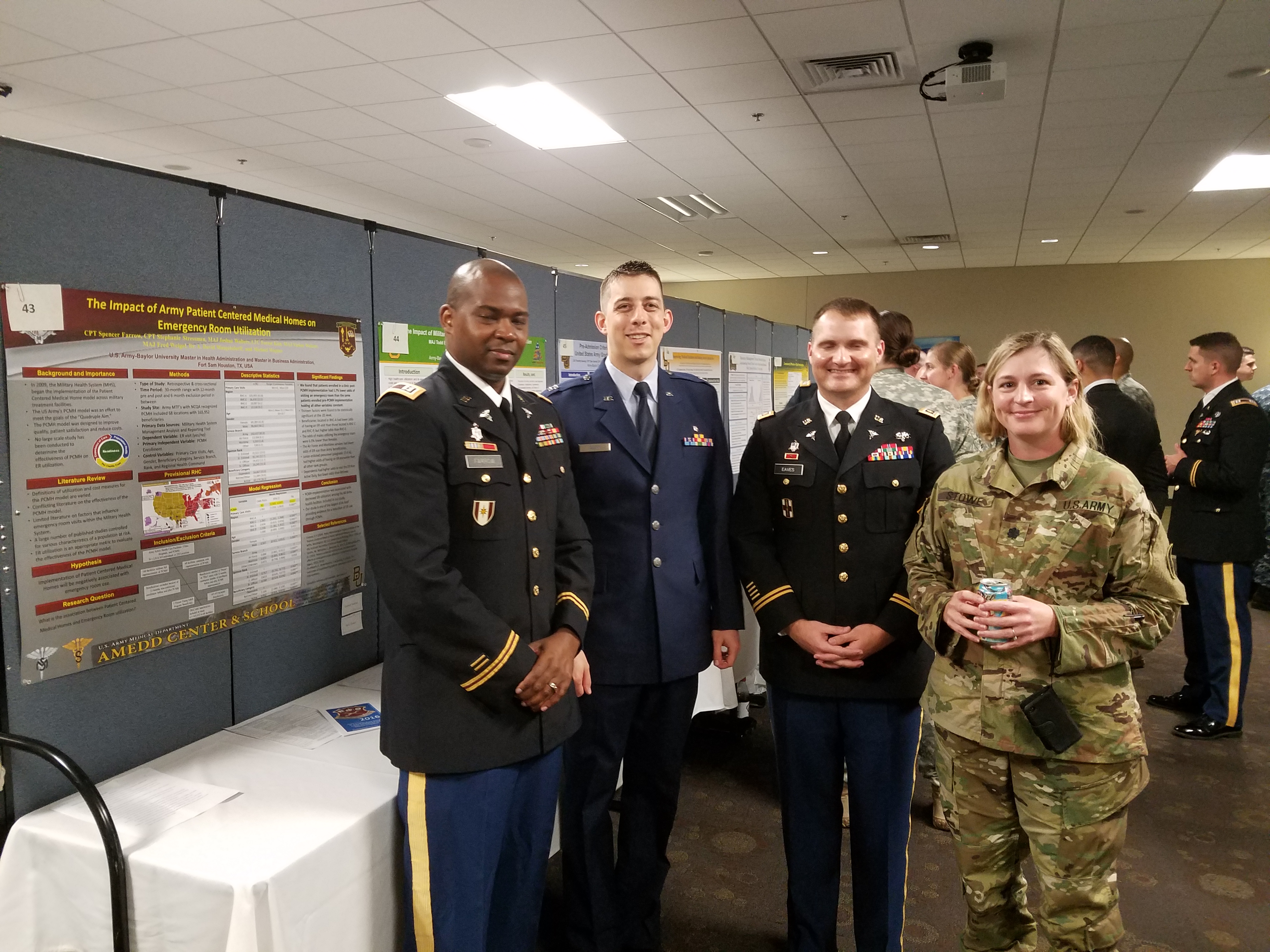 Army Baylor MHA/MBA Showcases Research at 2016 AMEDD Graduate School