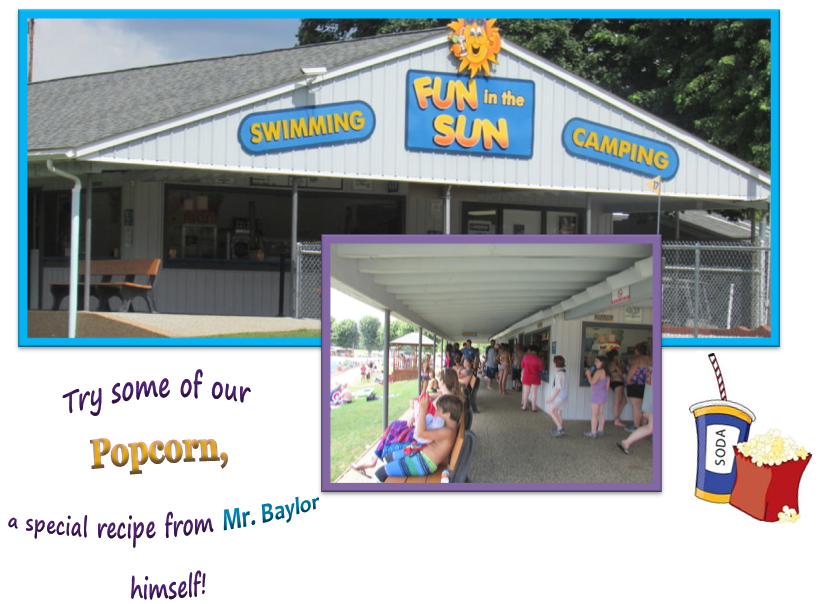 Summertime Concession Stand Baylor Beach ParkBaylor Beach Park