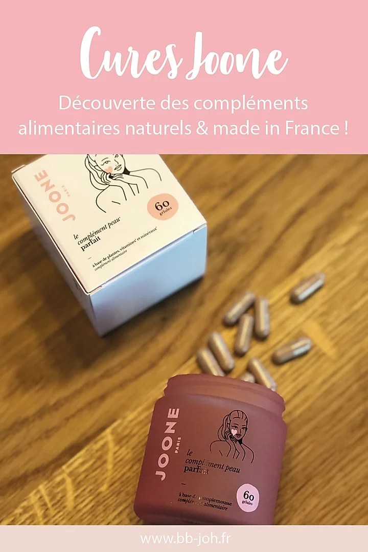 Découverte des compléments alimentaires de Joone ! BB Joh