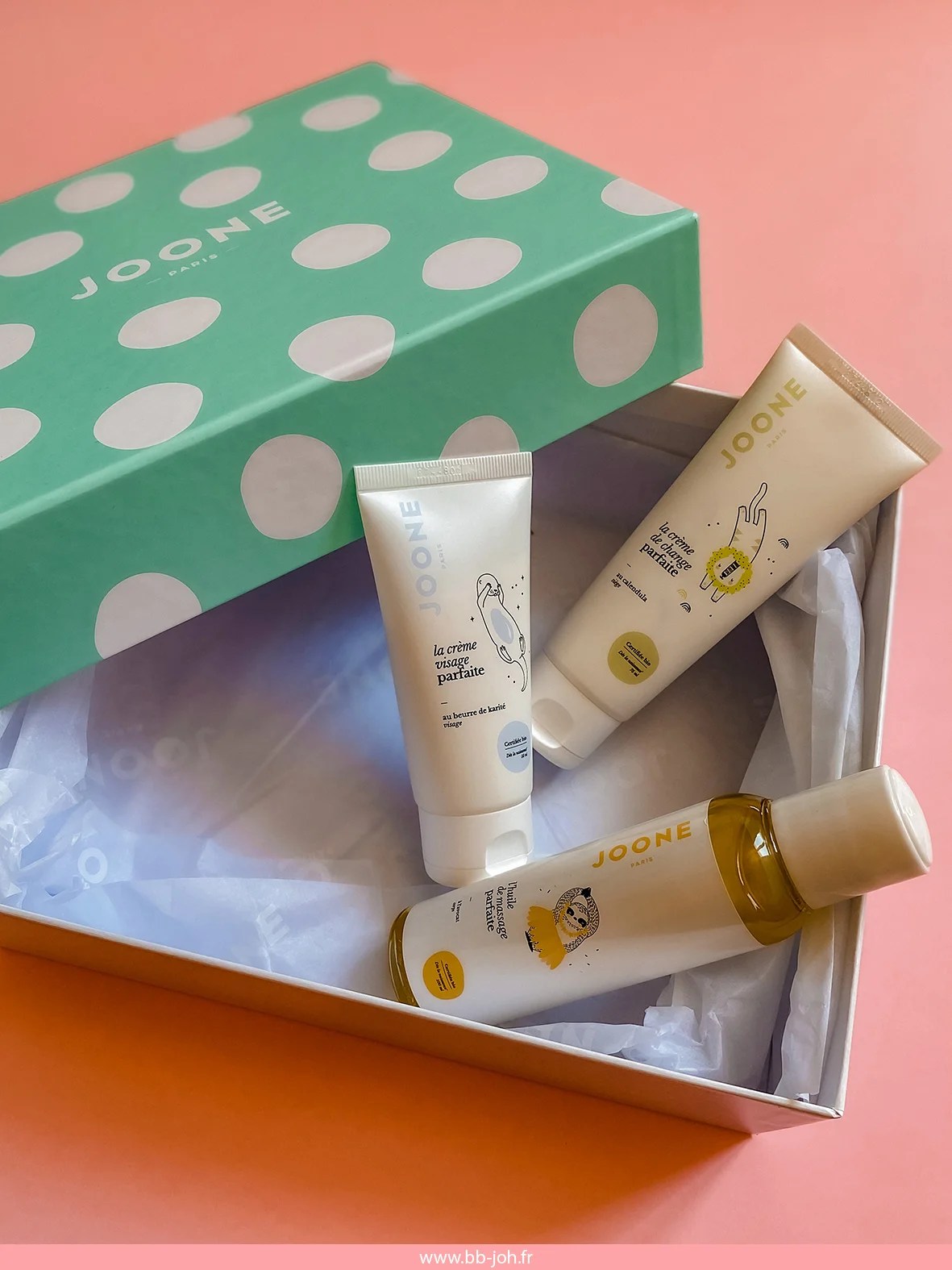 Test de la nouvelle gamme soins bébé de Joone BB Joh