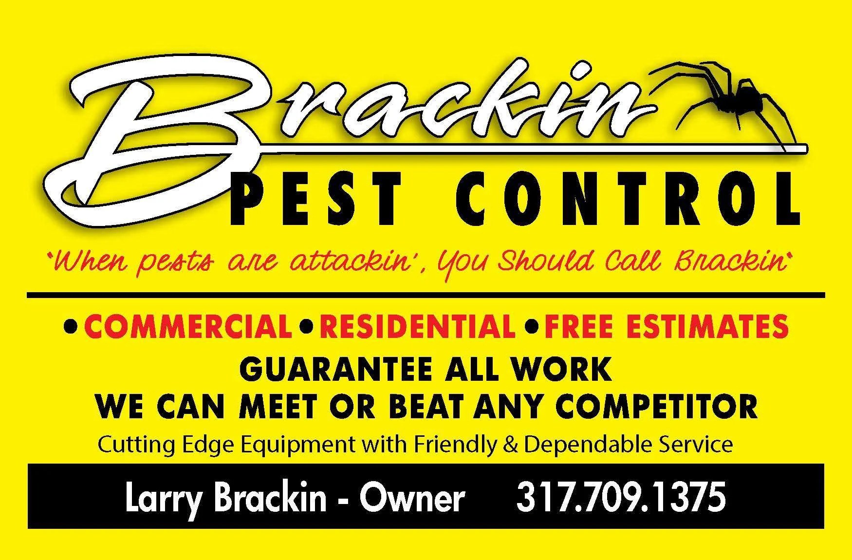 Brackin Pest Control, LLC Better Business Bureau® Profile