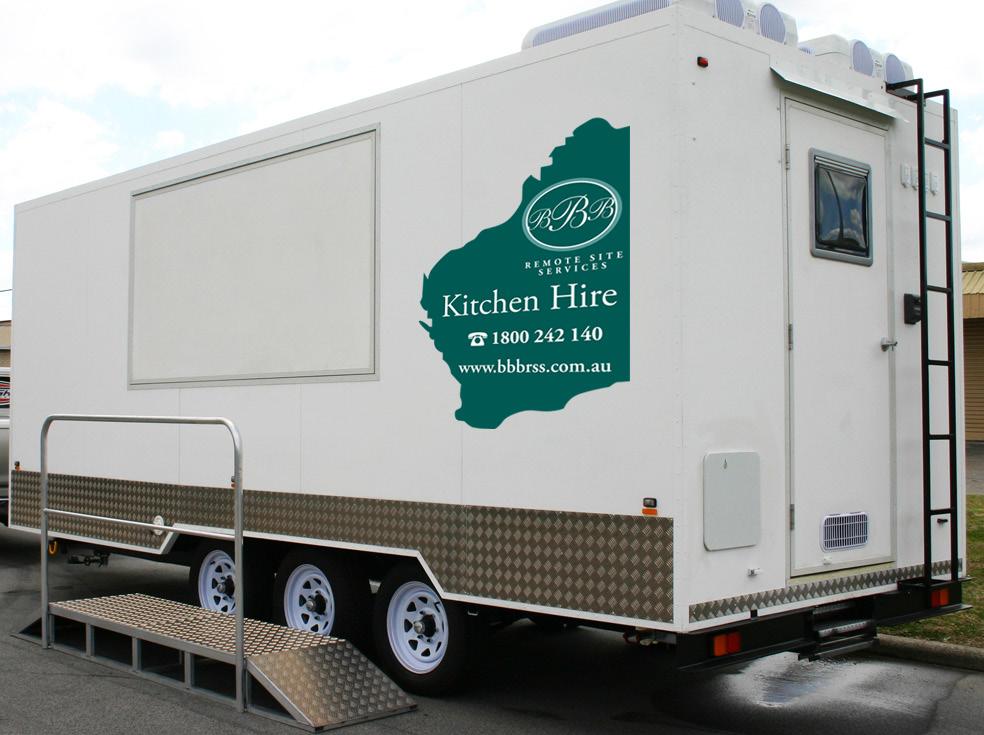 BBB Remote Site Services Mobile Kitchen Hire