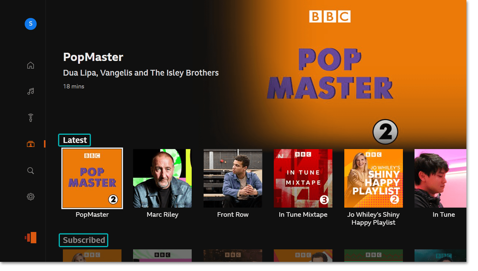 How do I use BBC Sounds on my TV? BBC Sounds