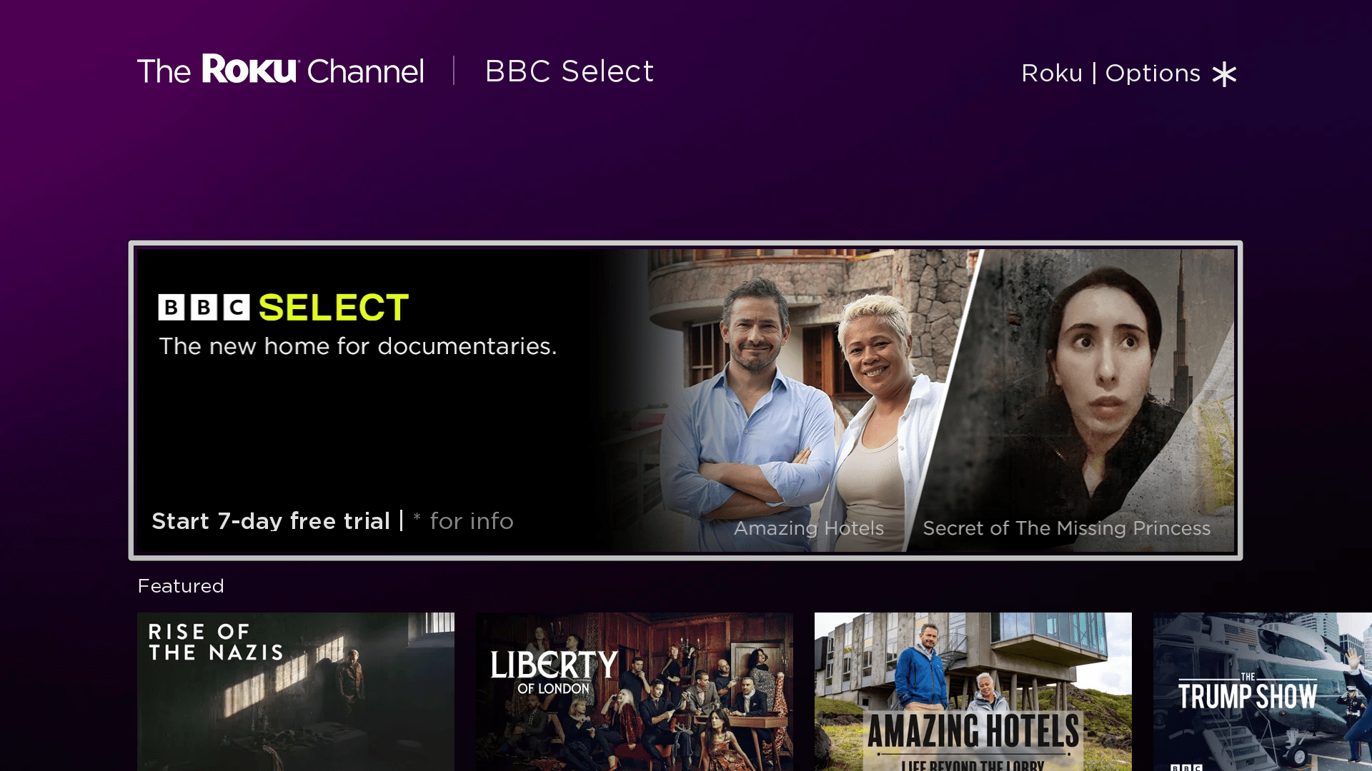 BBC Select launches on The Roku Channel
