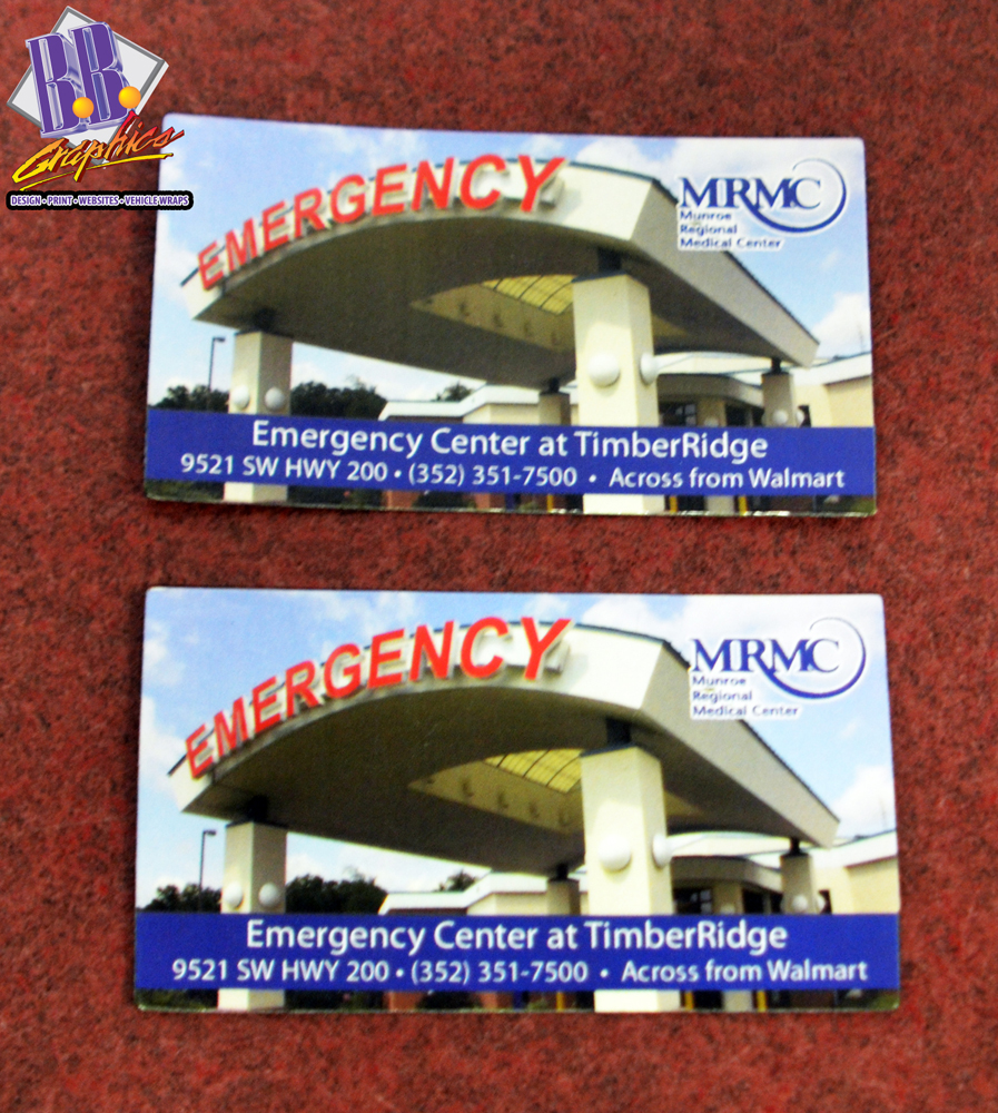 Timber Ridge Emergency Department BB Graphics & The Wrap Pros