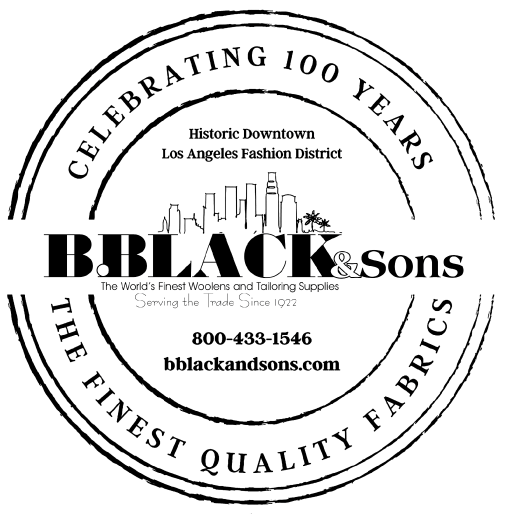 Machine Washable Royal Blue Gabardine Fabric B. Black & Sons Fabrics