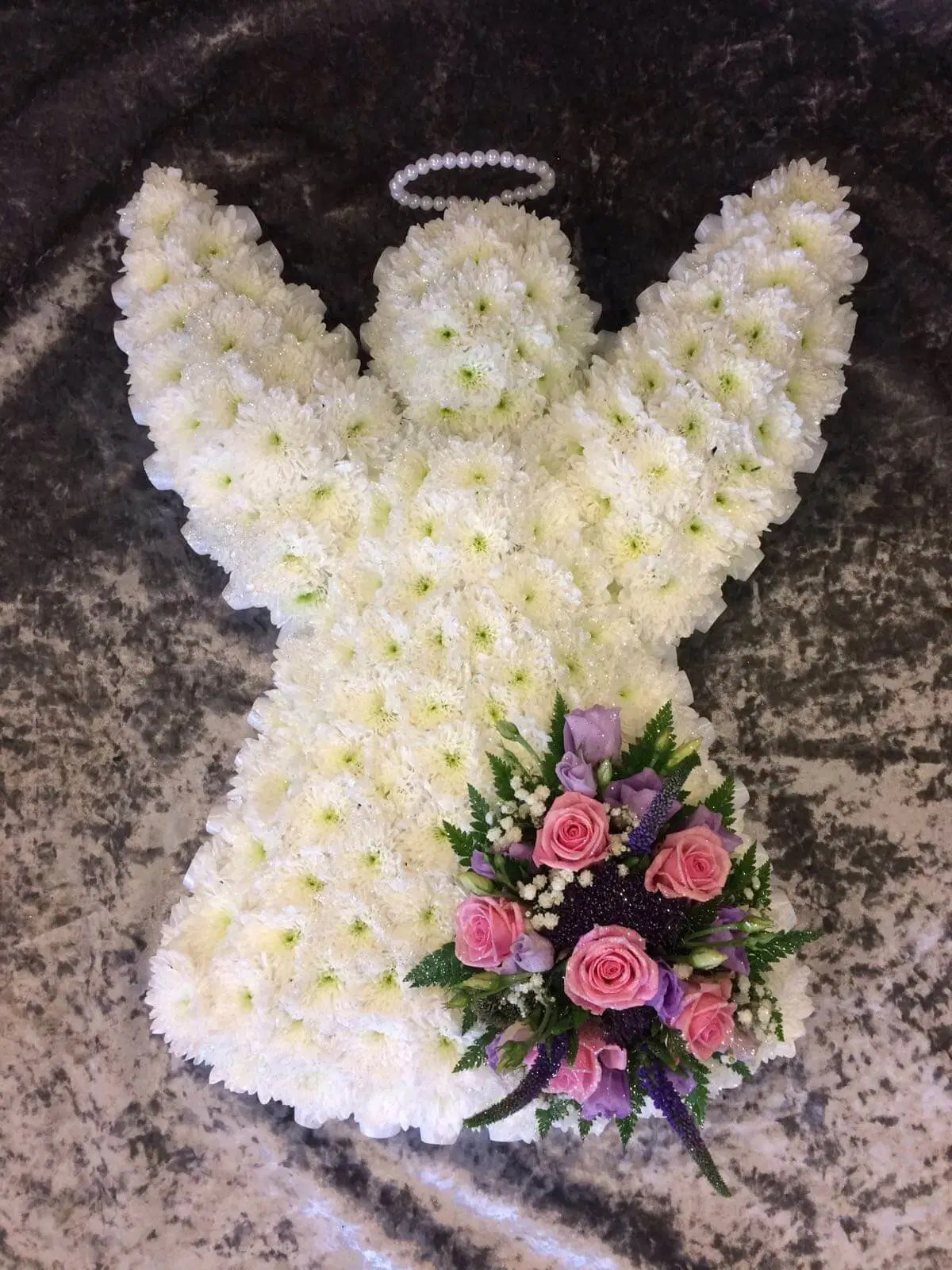 Angel Floral Wreath BBL design