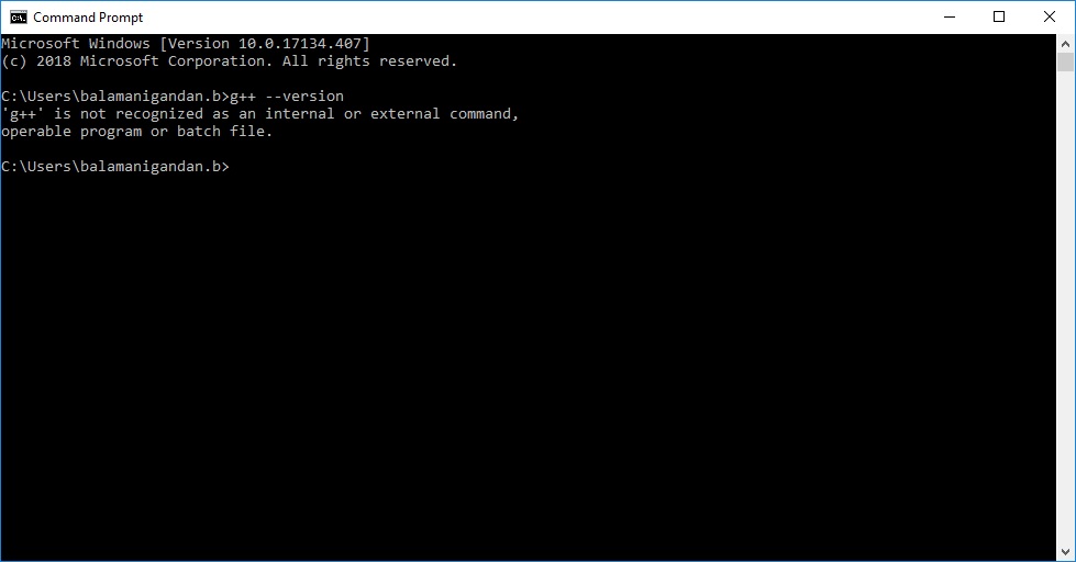 C++ Programming Environment setup in Windows bbminfo